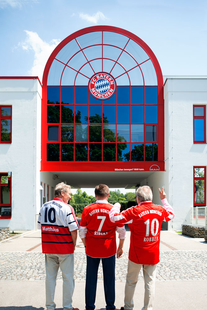 Tom Ferster, Bauleiter Christoph Eisenhut und Albert Inninger 