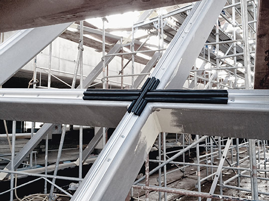 The crux of the structure: the THERM<sup>+</sup> H-I curtain wall system