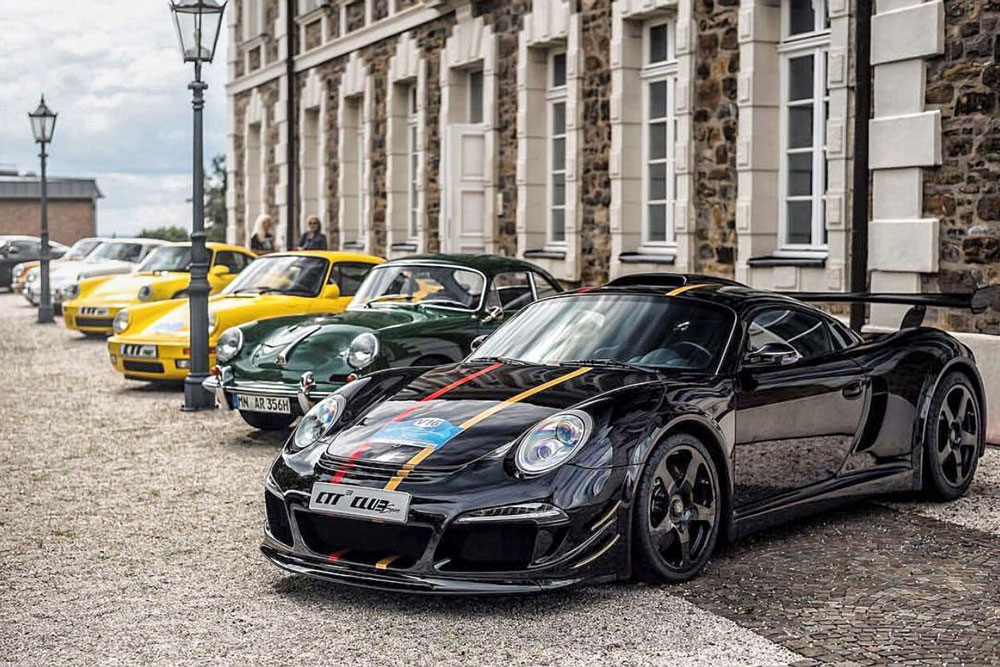 RUF‘s “Germany Edition” CTR3 supercar downstairs