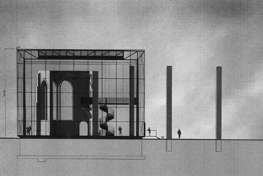 Draft building application by Siegmar Lungwitz, architect BDA (2008)