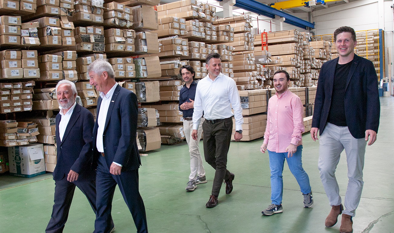 Tour of the Alumarte factory premises