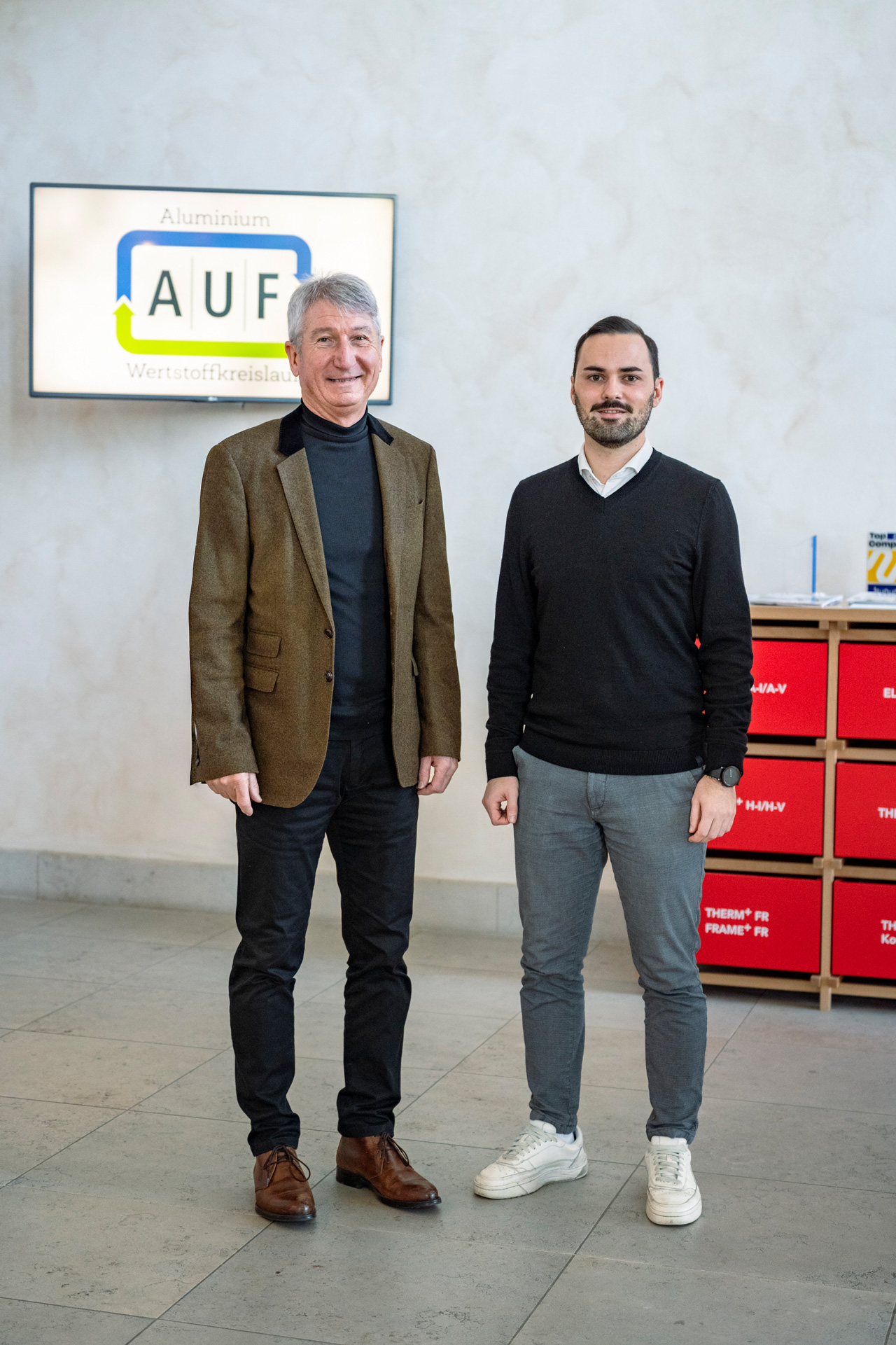 from left to right: Manfred Hebel, Jonas Reischmann