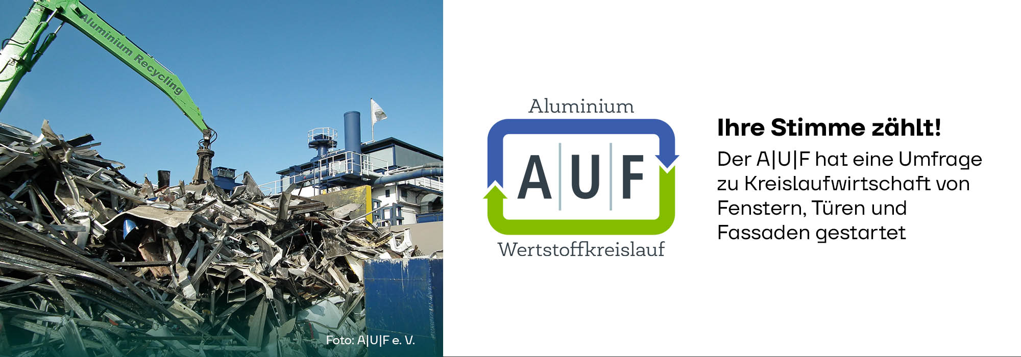 Umfrage zu Kreislaufwirtschaft von Fenstern, Türen und Fassaden gestartet